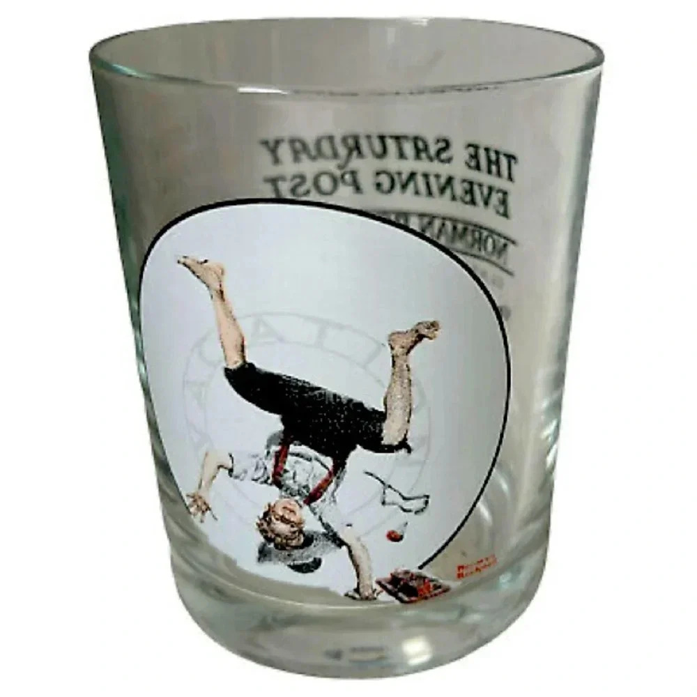 Norman Rockwell Saturday Evening Post Glassware Collection "Vacation " 6/23/23